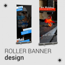 Roller banner design