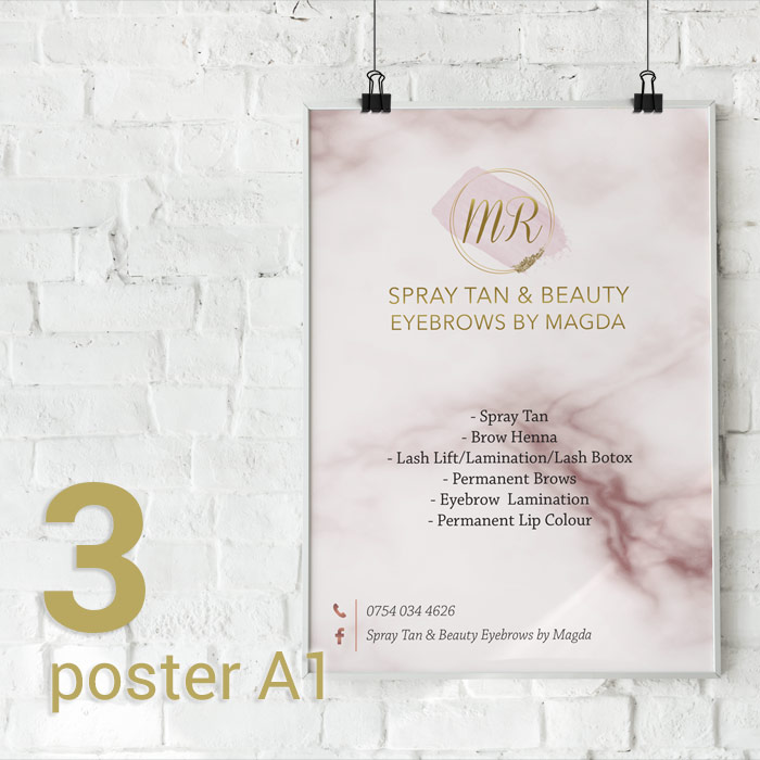 3 Posters A1 Satin