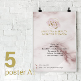5 Posters A1 Satin