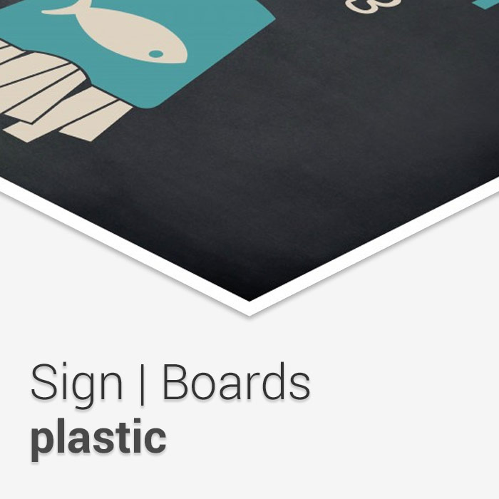 Plastic board | Advertising sign 3mm, 5mm, 10mm
