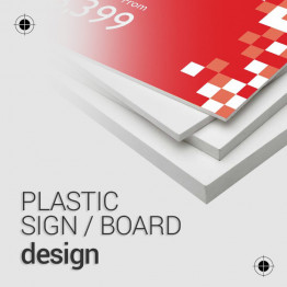 Plastic sign/board design