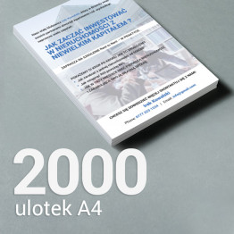 2000 Ulotka A4 Gloss/Silk