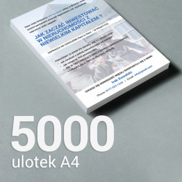 5000 Ulotka A4 Gloss/Silk