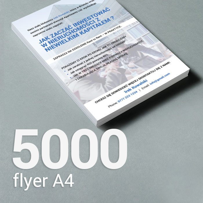 5000 Flyer A4 Gloss/Silk