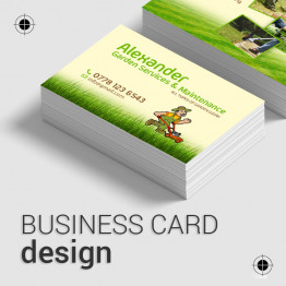 Business card or loyalty card design